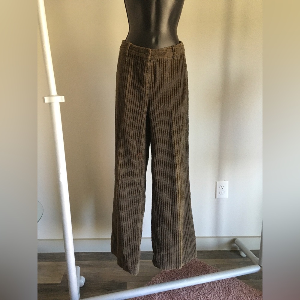 Dark olive green corduroy pants